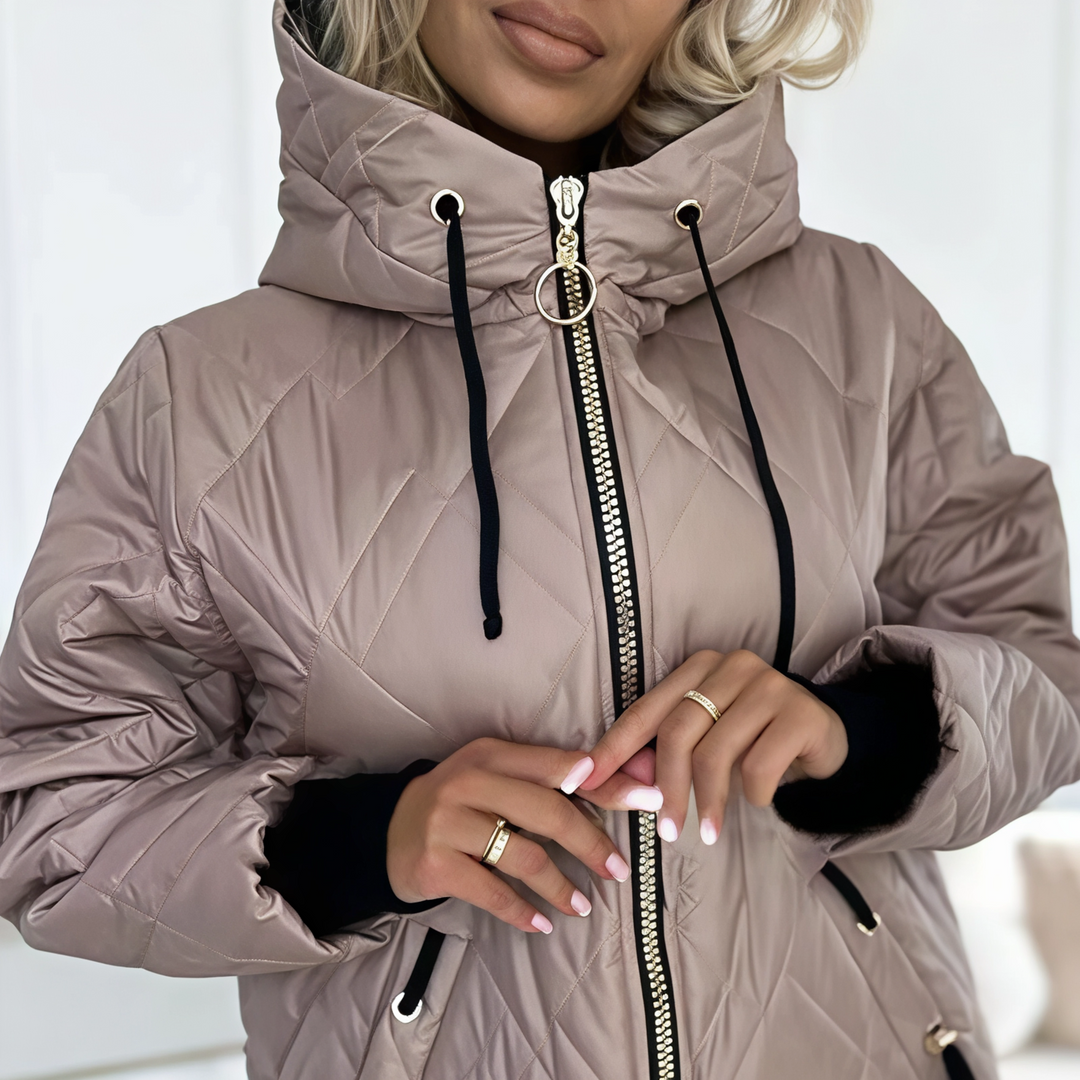 Sophie | Langer Parka für Damen im modernen Design