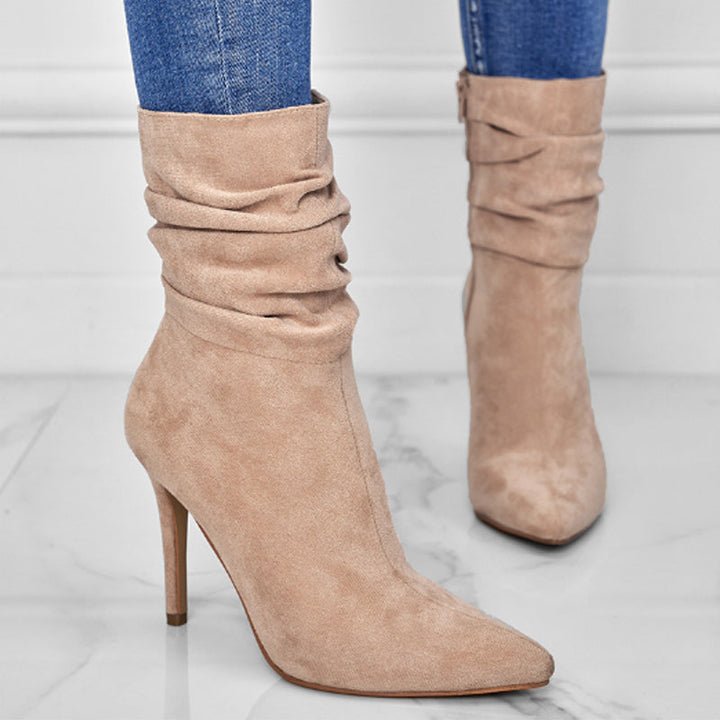 Claudia | Premium-Stiefel in stilvoller Veloursoptik