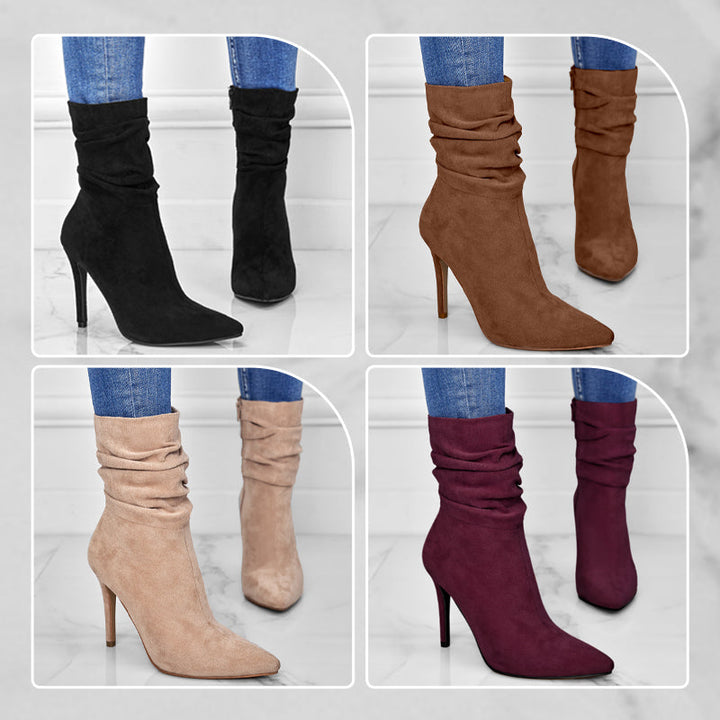 Claudia | Premium-Stiefel in stilvoller Veloursoptik
