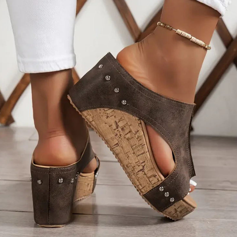 Zoe | Schicke Keilsandaletten Damen Stil