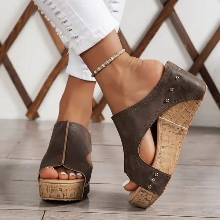 Zoe | Schicke Keilsandaletten Damen Stil