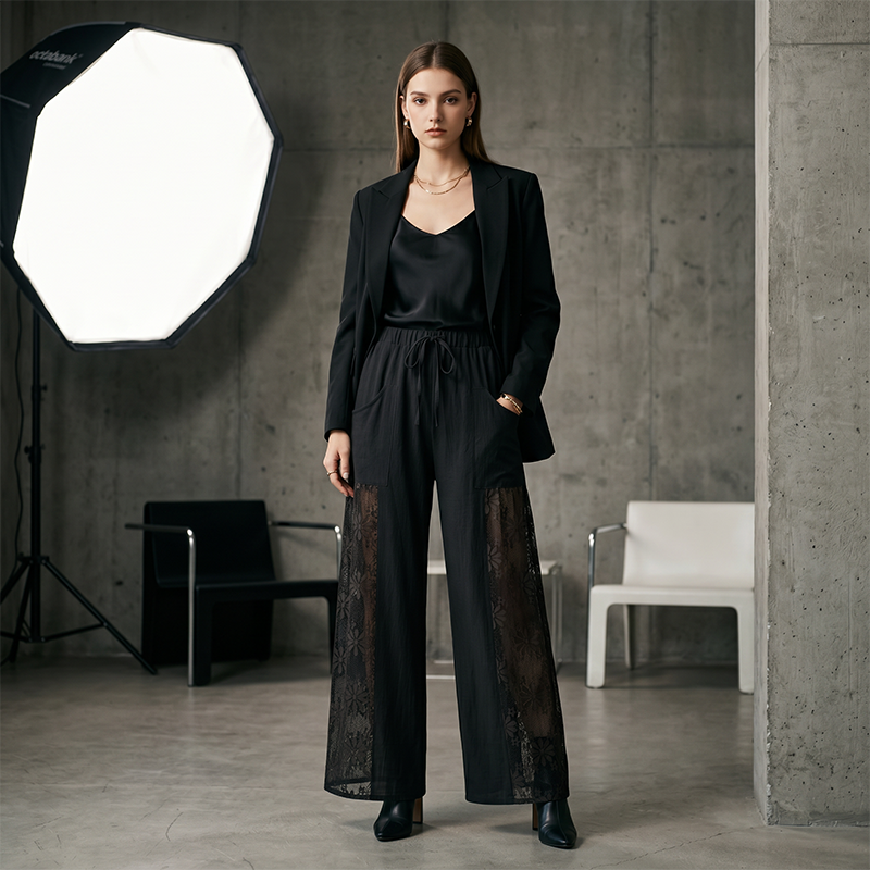 Elisa | Spitzenhose Damen Stilvoll Chic