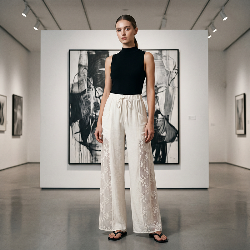 Elisa | Spitzenhose Damen Stilvoll Chic