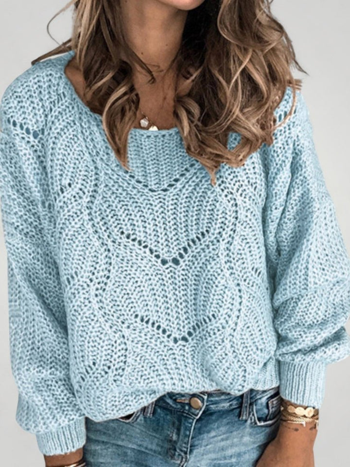 Paula | Damen Pullover mit Struktur im eleganten Design