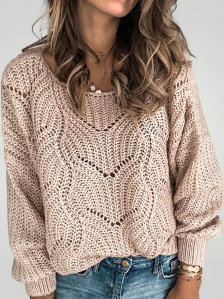 Paula | Damen Pullover mit Struktur im eleganten Design