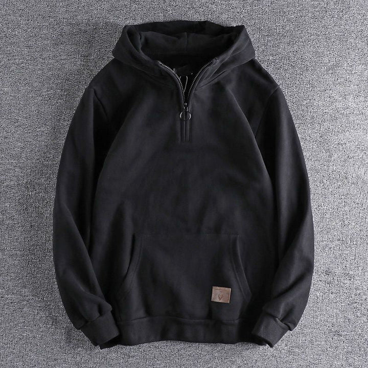 SUMMIT | BEQUEMER PULLOVER MIT VIERTEL-REISSVERSCHLUSS