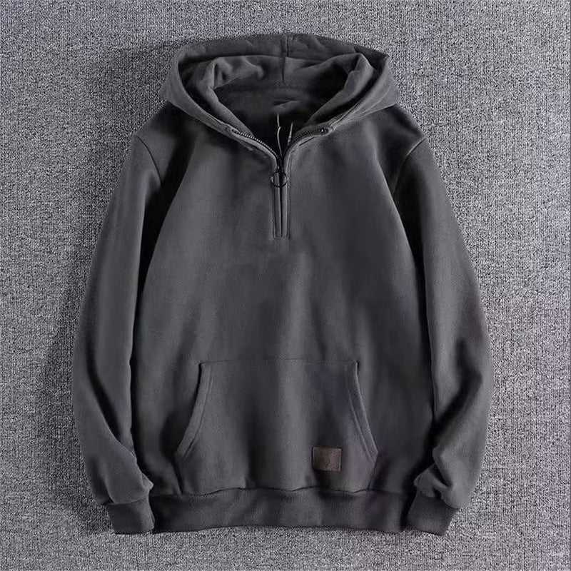 SUMMIT | BEQUEMER PULLOVER MIT VIERTEL-REISSVERSCHLUSS