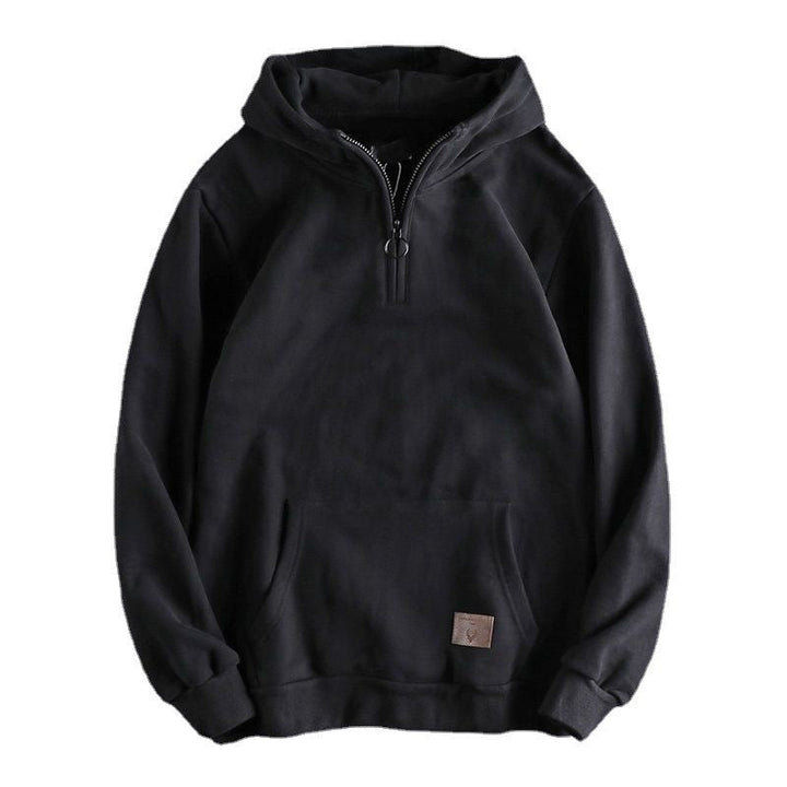 SUMMIT | BEQUEMER PULLOVER MIT VIERTEL-REISSVERSCHLUSS