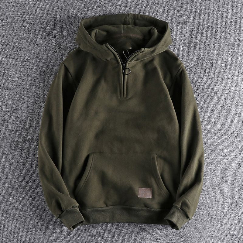 SUMMIT | BEQUEMER PULLOVER MIT VIERTEL-REISSVERSCHLUSS