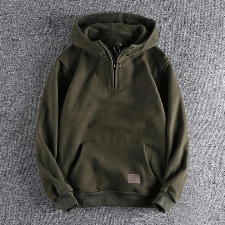 SUMMIT | BEQUEMER PULLOVER MIT VIERTEL-REISSVERSCHLUSS