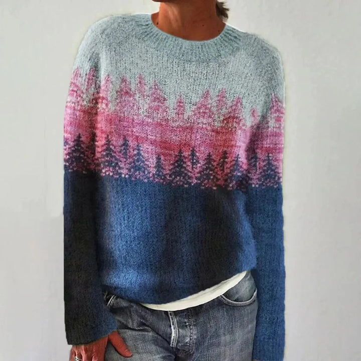 Silvia | Retro-Strickpullover für stilvolle Herbsttage