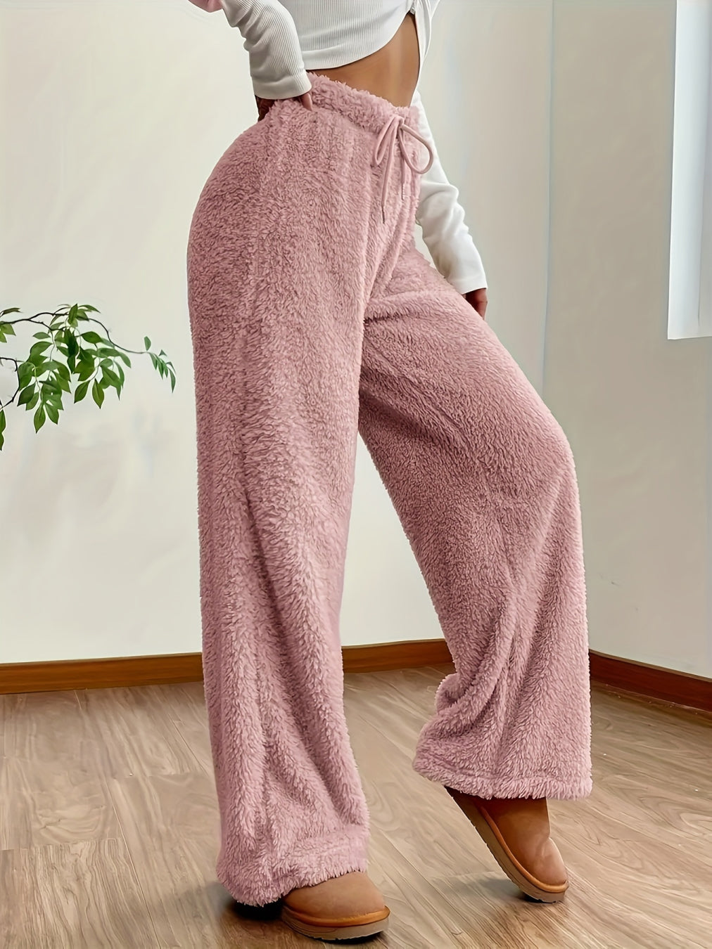 Inga | Ultra Vlieshose weit geschnitten mit elastischem Bund für Komfort