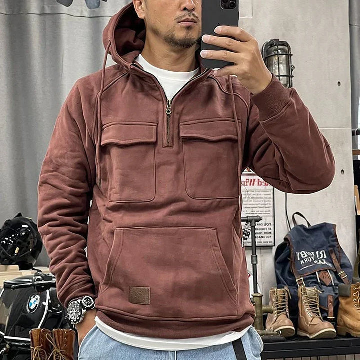 Anton | Funktionaler Taktik-Hoodie mit Reißverschluss