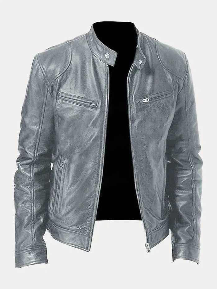 Adrian | Die ikonische lässige Lederjacke für Herren