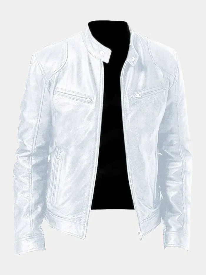 Adrian | Die ikonische lässige Lederjacke für Herren