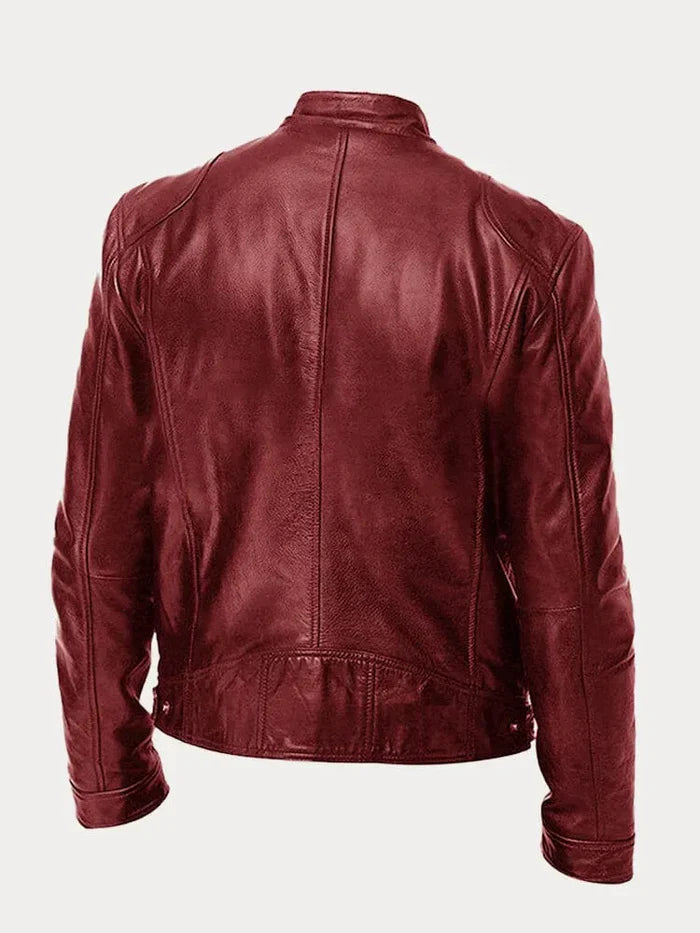 Adrian | Die ikonische lässige Lederjacke für Herren