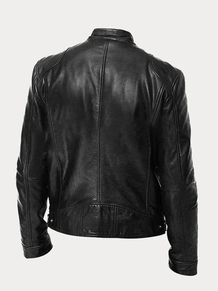 Adrian | Die ikonische lässige Lederjacke für Herren
