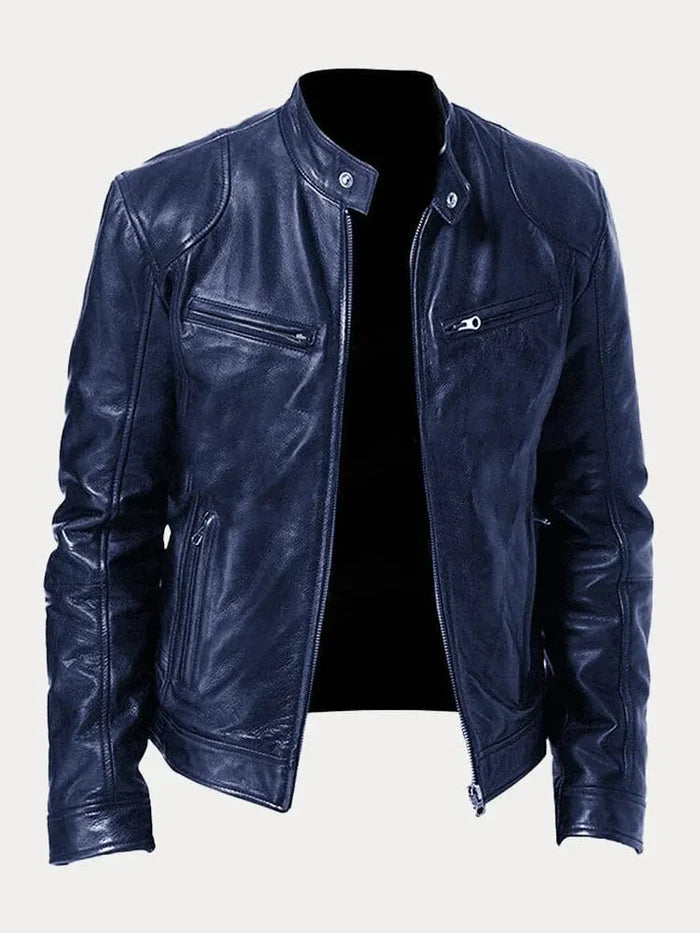 Adrian | Die ikonische lässige Lederjacke für Herren