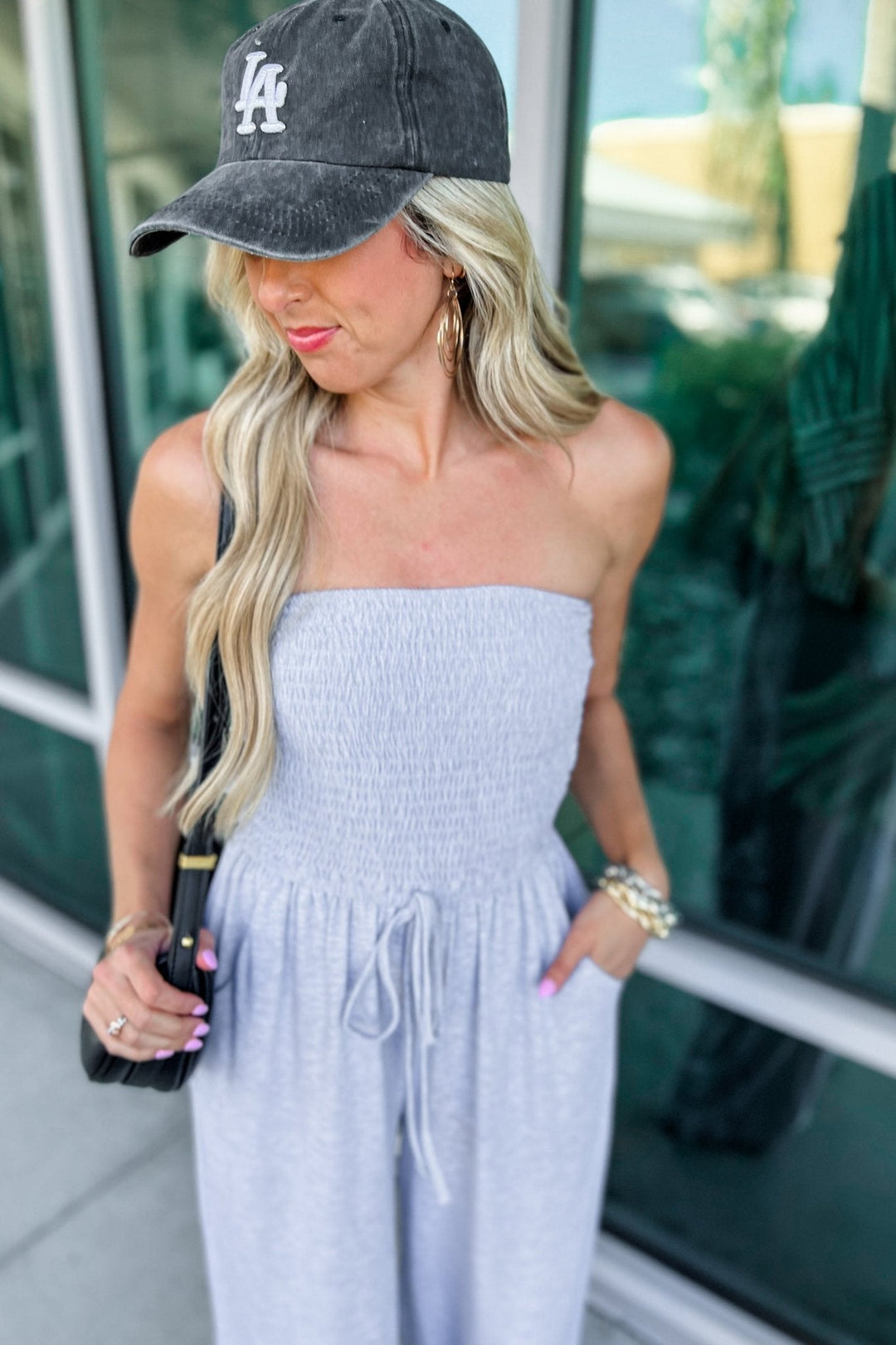 Lobke | Schulterfreier Sommer-Jumpsuit mit Stil