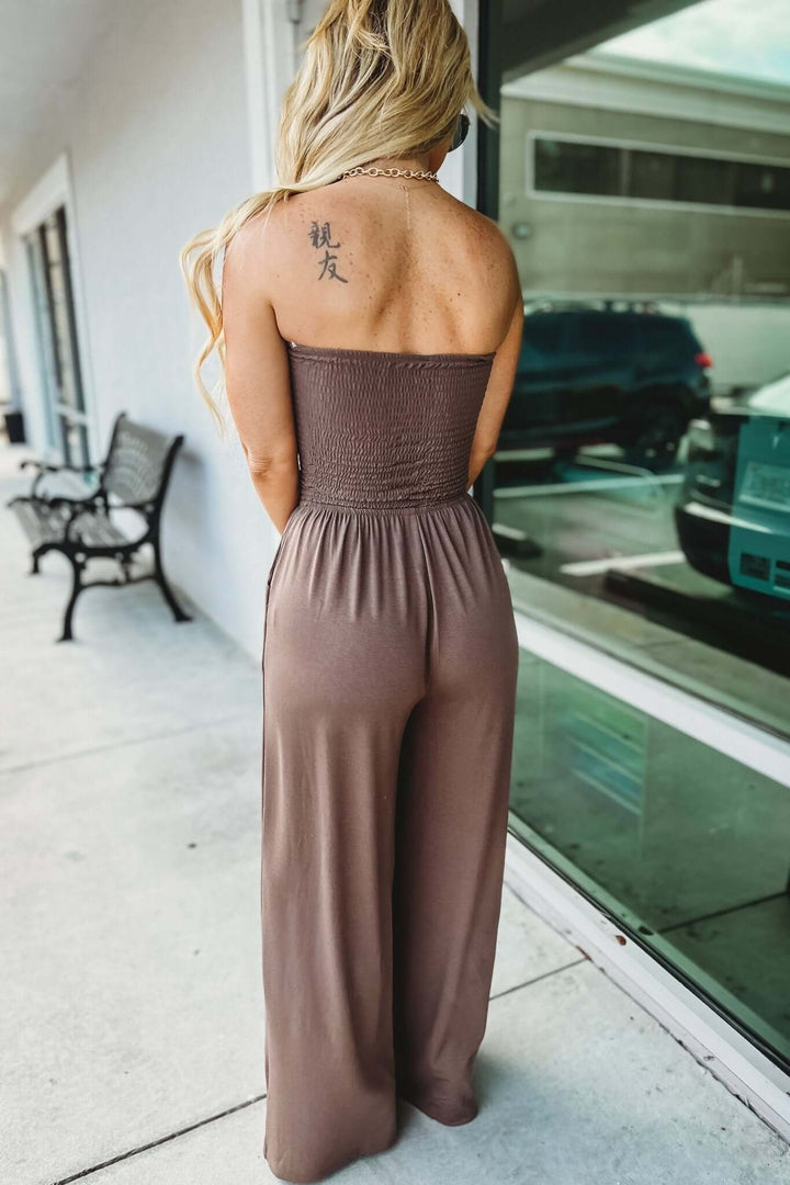 Lobke | Schulterfreier Sommer-Jumpsuit mit Stil