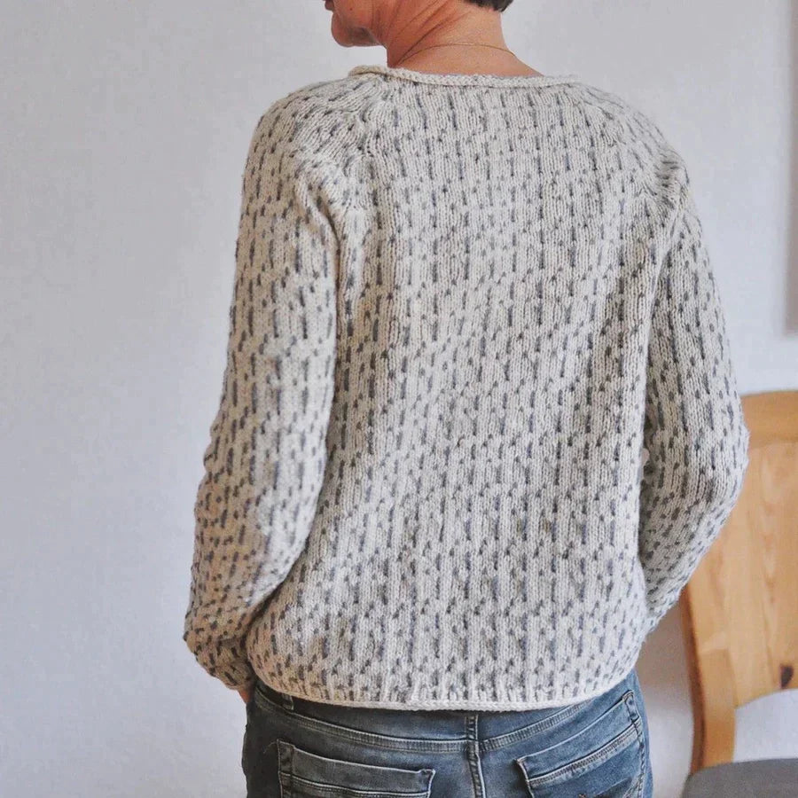 Emelie | Schicker Pullover in Grau für jeden Anlass