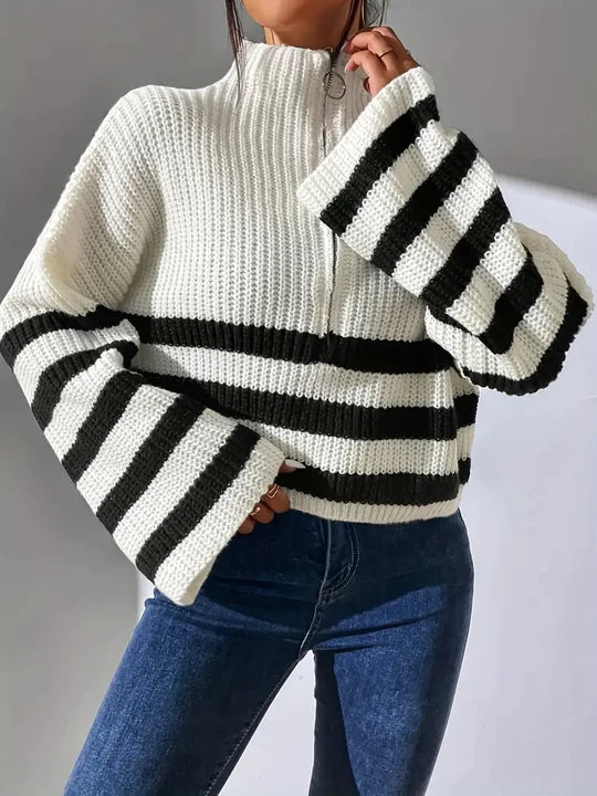 CLAIR | GESTREIFTER PULLOVER FÜR FRAUEN