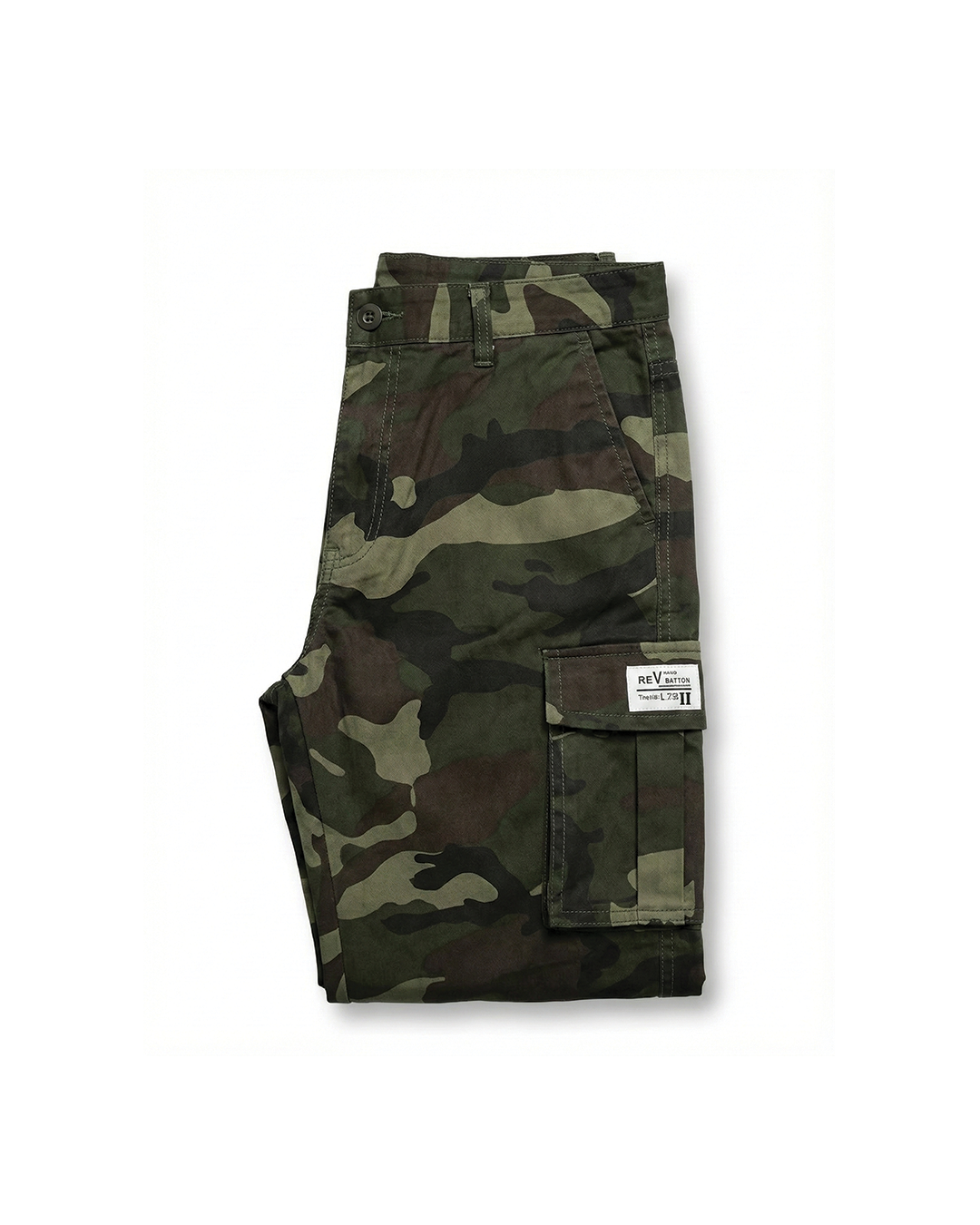 Jonas | Camo Cargo Hose Herren Komfort Fit
