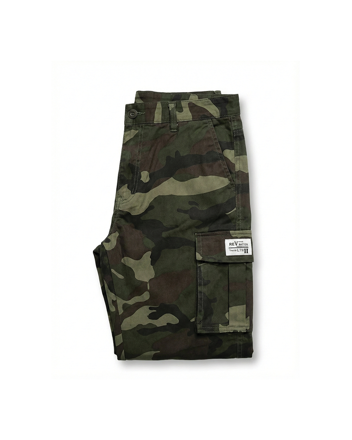 Jonas | Camo Cargo Hose Herren Komfort Fit