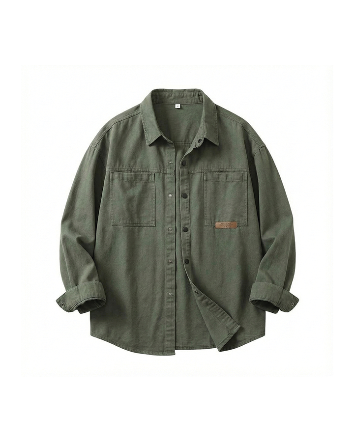 Leon | Vintage Vibe Hemd mit feiner Struktur