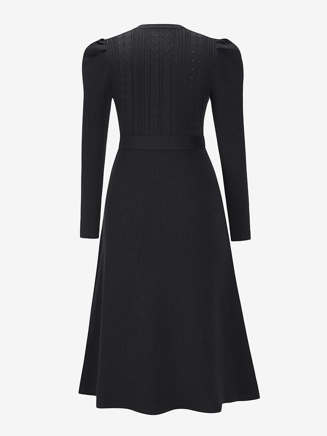 Zoe | Midi-Kleid mit Puffärmeln im Vintage-Look