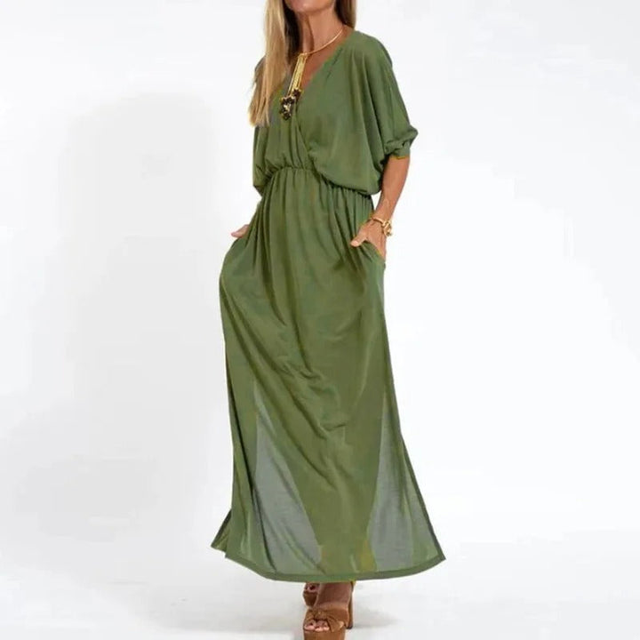 Angelika | Sommerkleid mit langem Schnitt