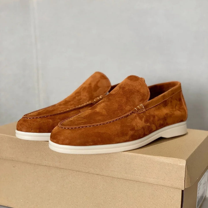 Tobias | Bequeme Loafers Herren aus Veloursleder