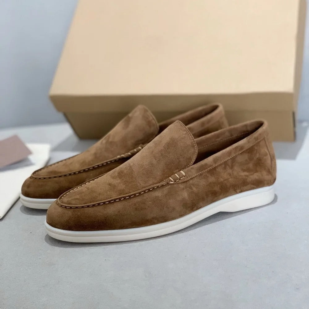 Tobias | Bequeme Loafers Herren aus Veloursleder