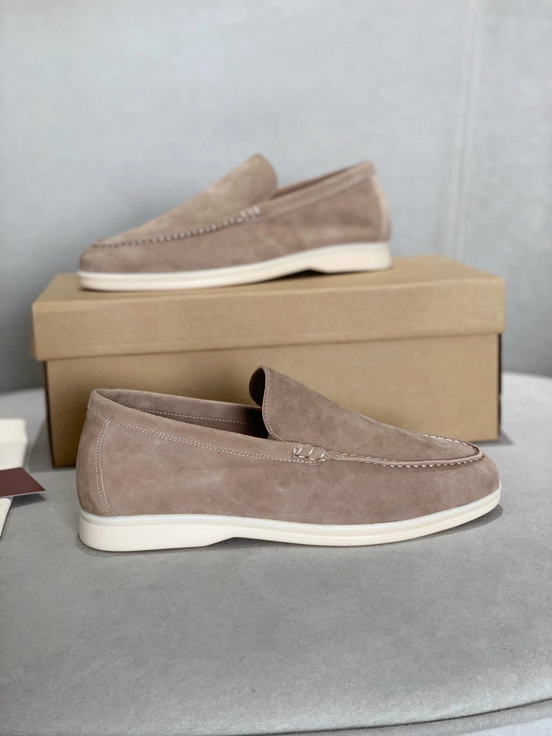 Tobias | Bequeme Loafers Herren aus Veloursleder