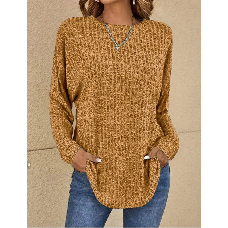 FREYAS | ENTSPANNTERR PULLOVER MIT STRUKTUR
