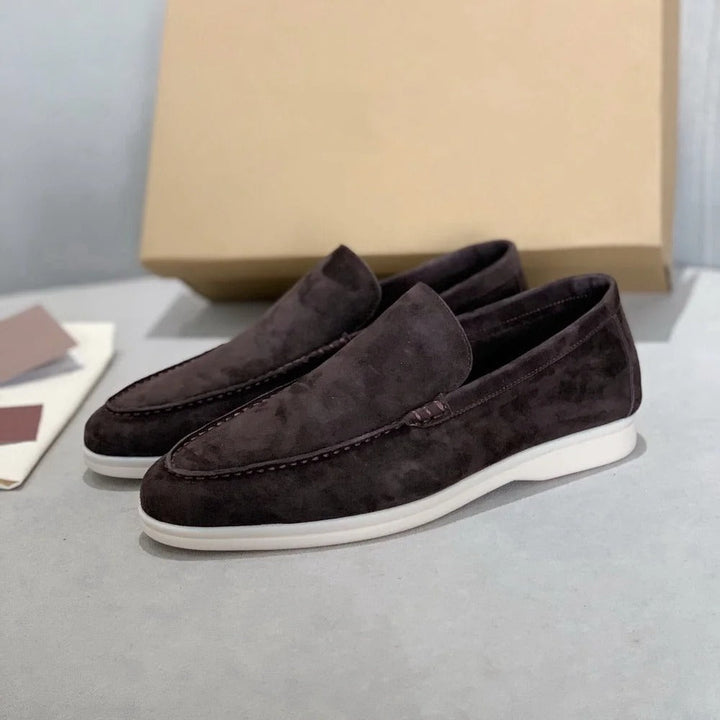 Tobias | Bequeme Loafers Herren aus Veloursleder