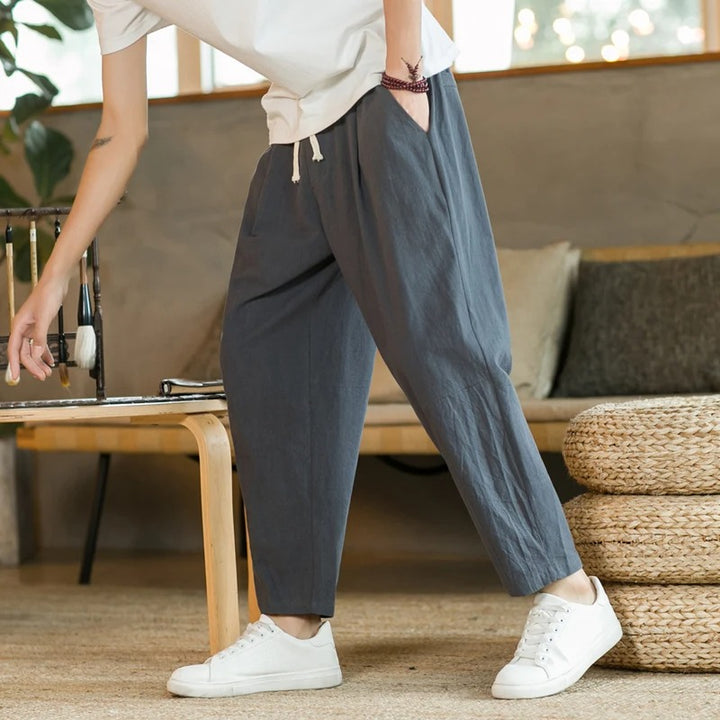 Felix | Luftige Leinenhose für heiße Tage