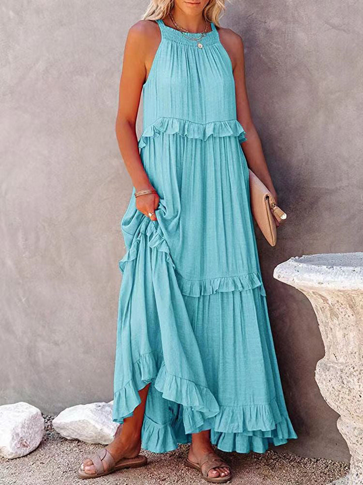 Stella | Ärmelloses Kleid mit Bauchbinde für den Sommer