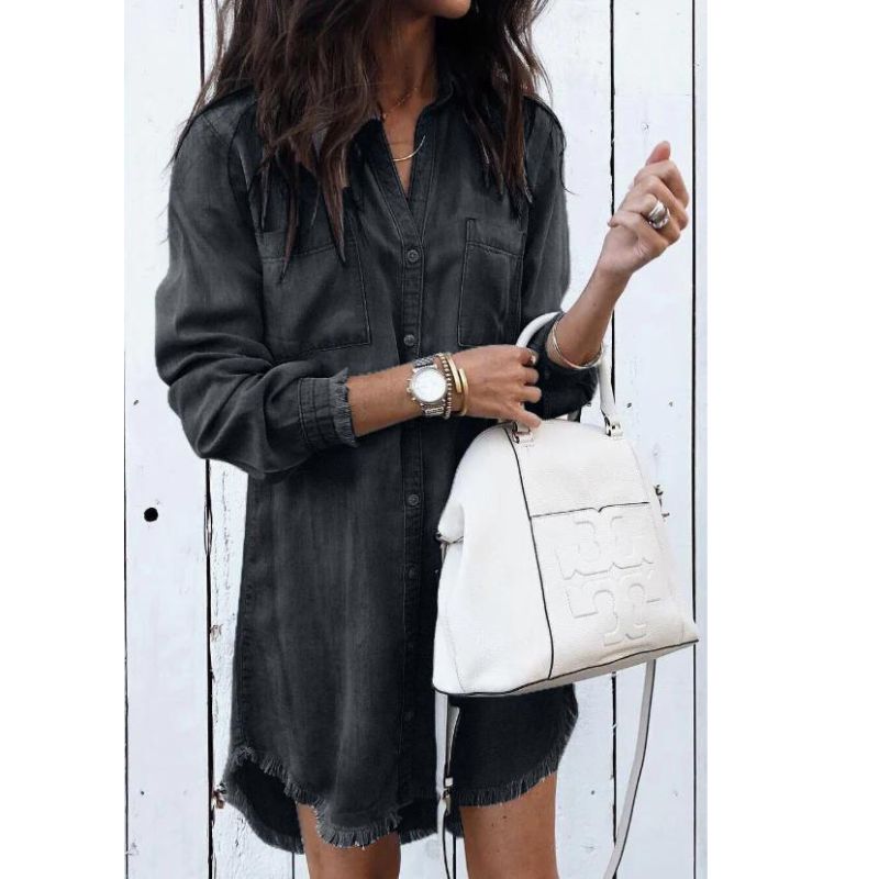 Fabiënne | Feminines Jeanskleid mit Vintage-Charme