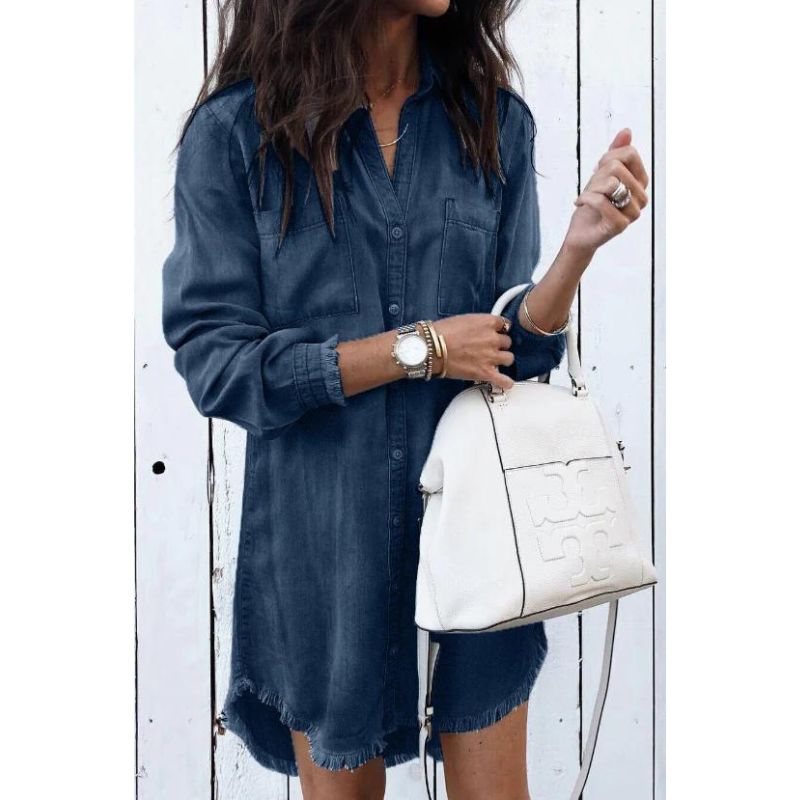 Fabiënne | Feminines Jeanskleid mit Vintage-Charme