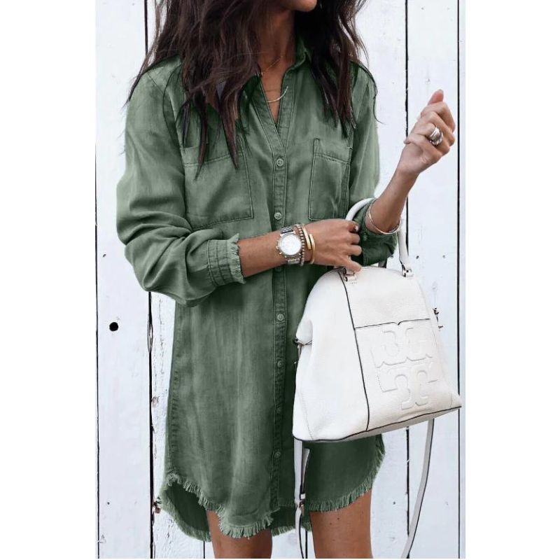 Fabiënne | Feminines Jeanskleid mit Vintage-Charme