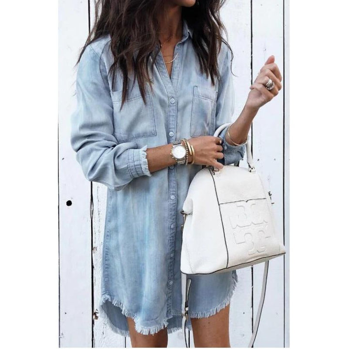 Fabiënne | Feminines Jeanskleid mit Vintage-Charme