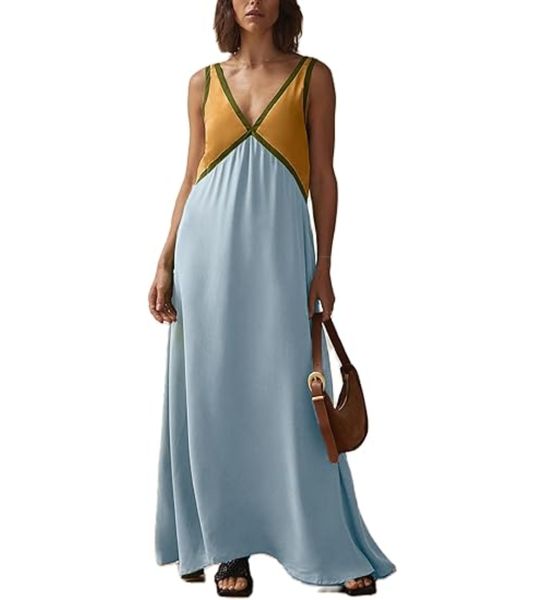 Vina | Kleid mit V-Ausschnitt und Komfort