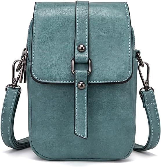 Vintage-Umhängetasche aus weichem Leder mit Stil