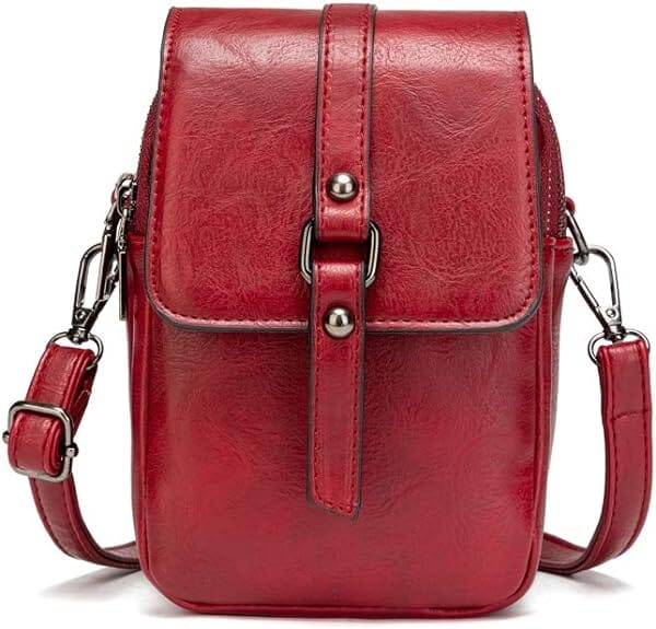 Vintage-Umhängetasche aus weichem Leder mit Stil