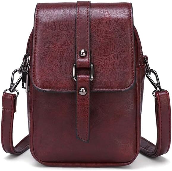 Vintage-Umhängetasche aus weichem Leder mit Stil