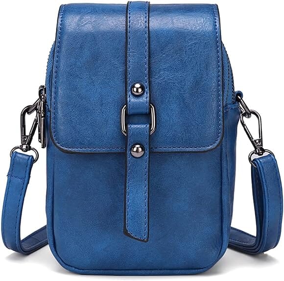Vintage-Umhängetasche aus weichem Leder mit Stil
