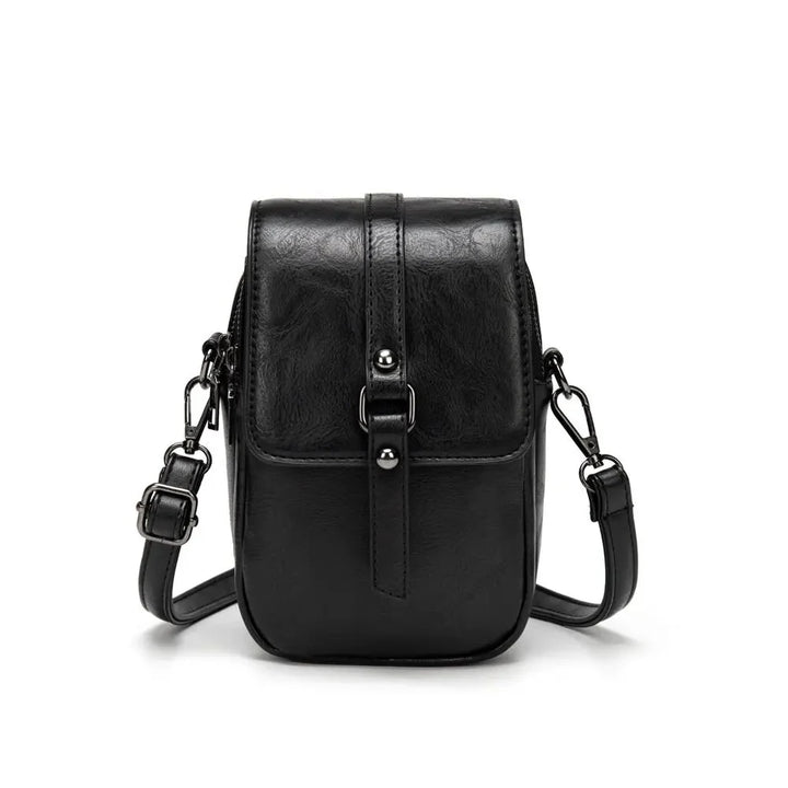 Vintage-Umhängetasche aus weichem Leder mit Stil