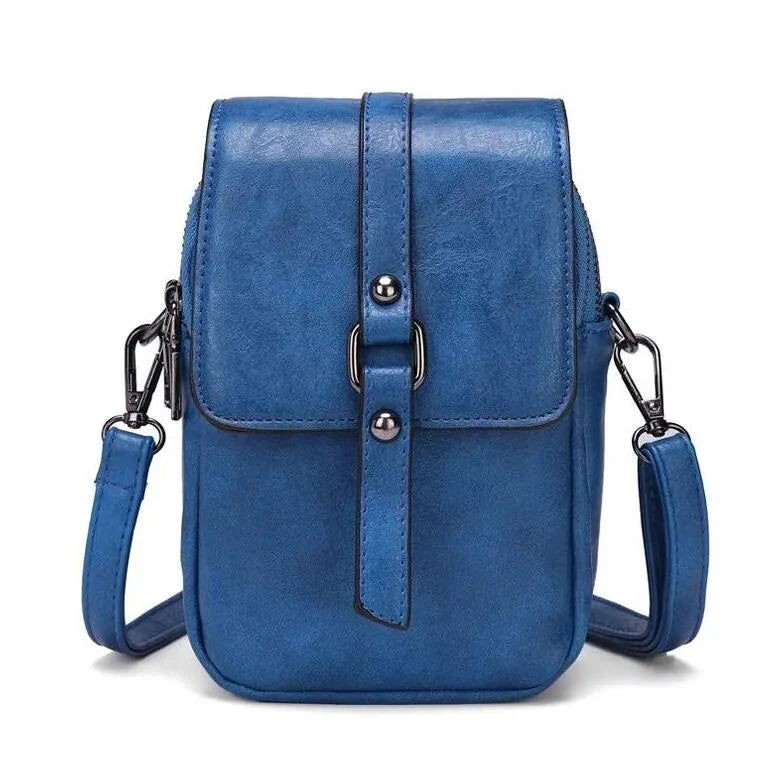 Vintage-Umhängetasche aus weichem Leder mit Stil
