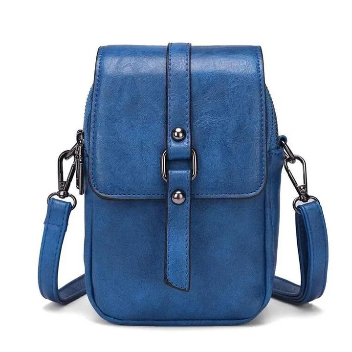 Vintage-Umhängetasche aus weichem Leder mit Stil